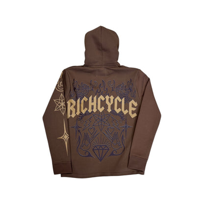 Rich Cycle Hoodie Brown