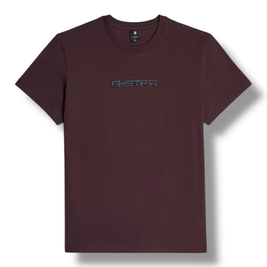 G Star maroon gel print