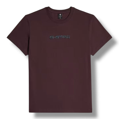 G Star maroon gel print