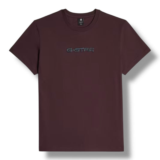 G Star maroon gel print