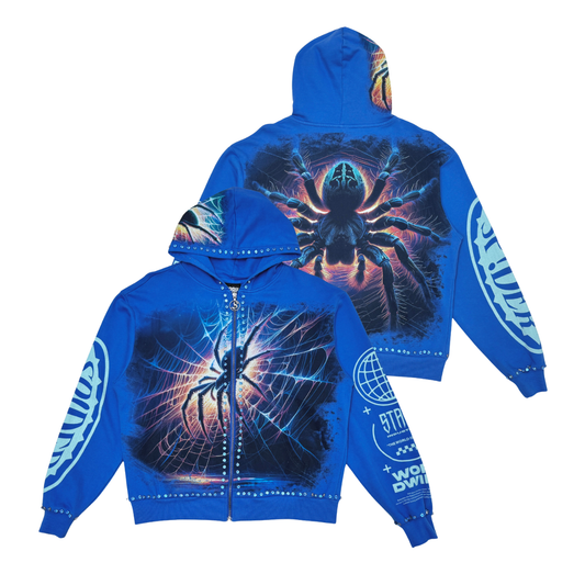 Stray Hoodie Blue Spider