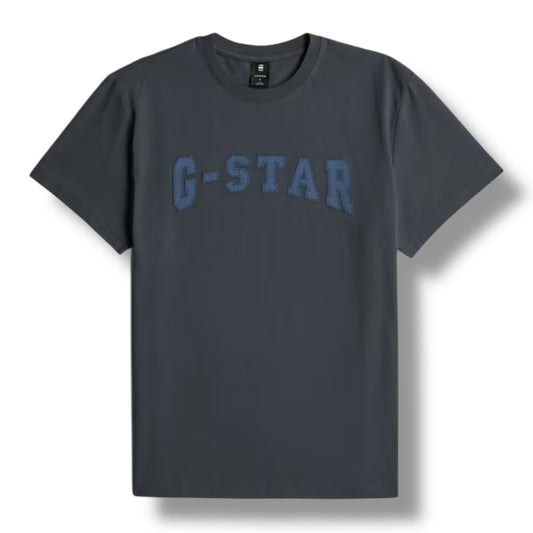G-Star Felt Logo Jersey Navy