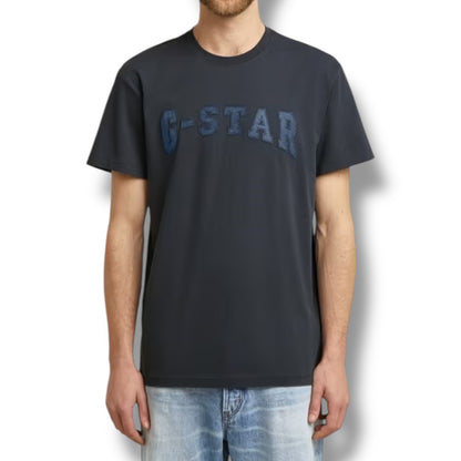 G-Star Felt Logo Jersey Navy