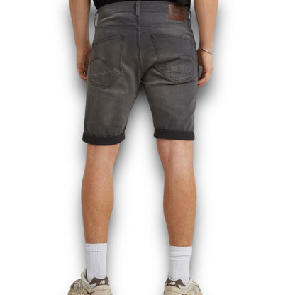 G-Star 3301 Slim Denim Shorts “Light Aged Destroy”