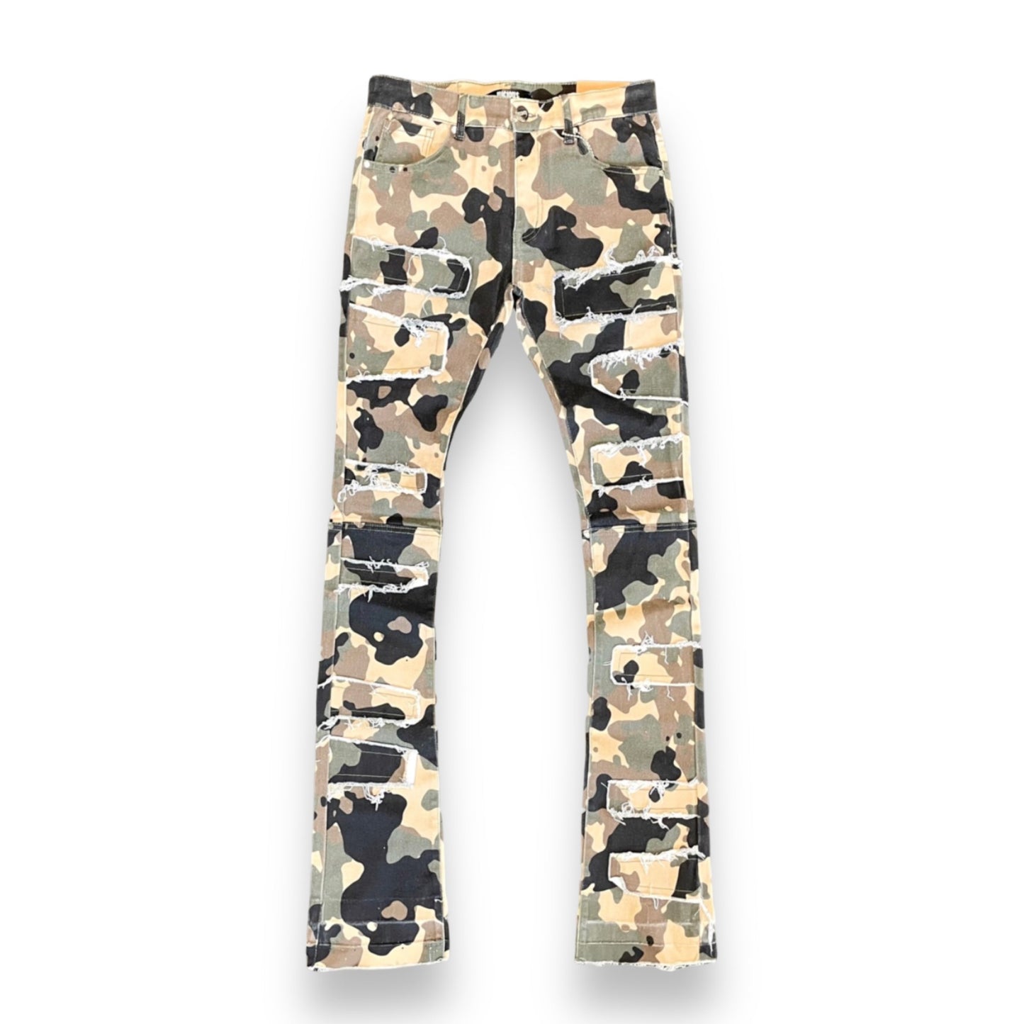 Vicious Denim Twill Cargo Camo stack jeans