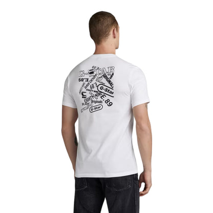 G-STAR back graphic White T-shirt