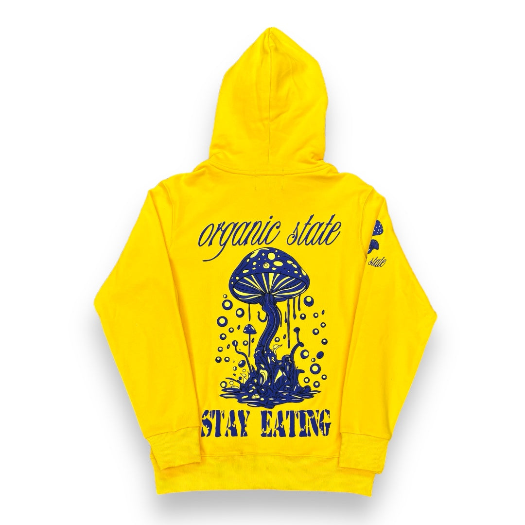 Denimicity Yellow Stay Eating Hoodie