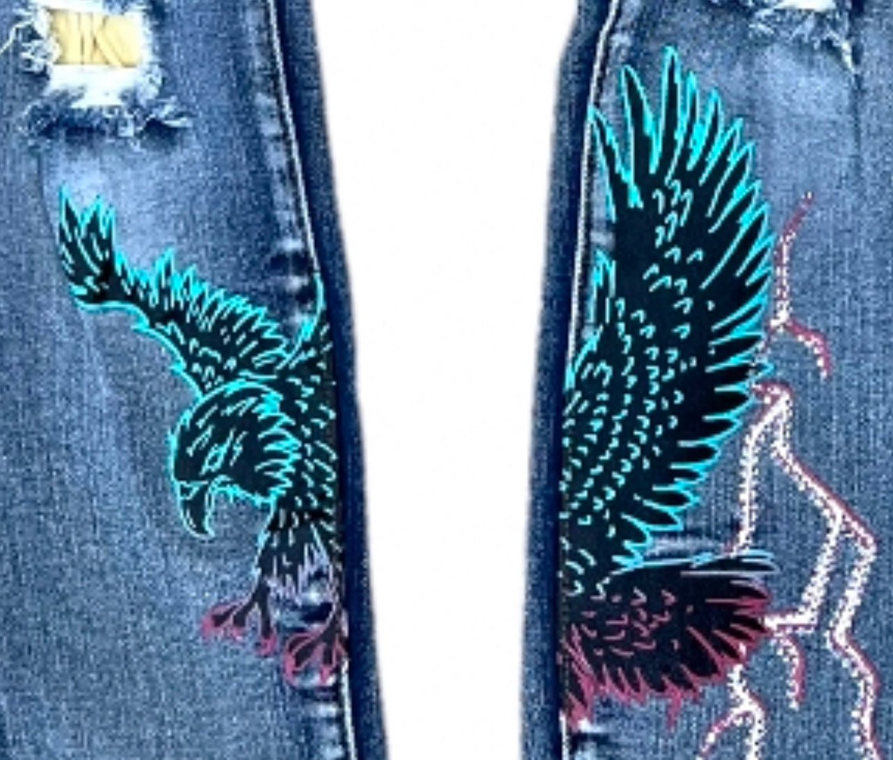 Motive Denim Acid jeans rhinestones