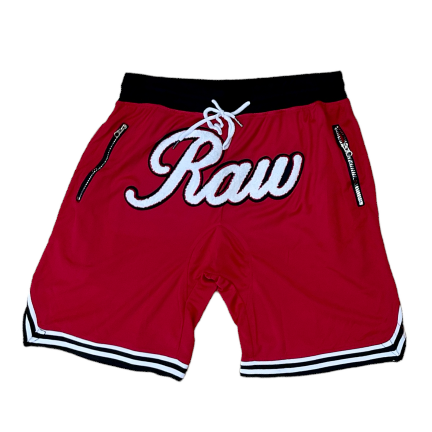 Rawyalty Mesh Shorts logo Red