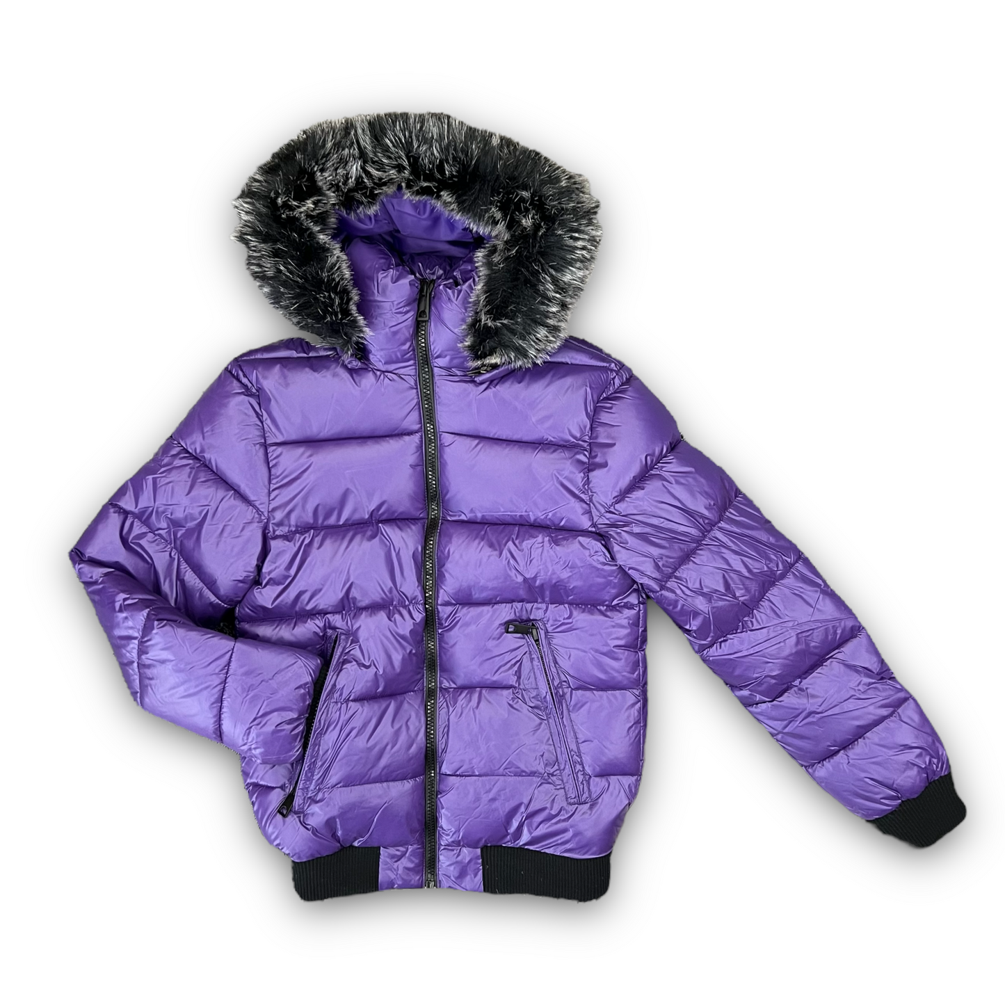 PYGDENIM NY Puffer Jacket Purple