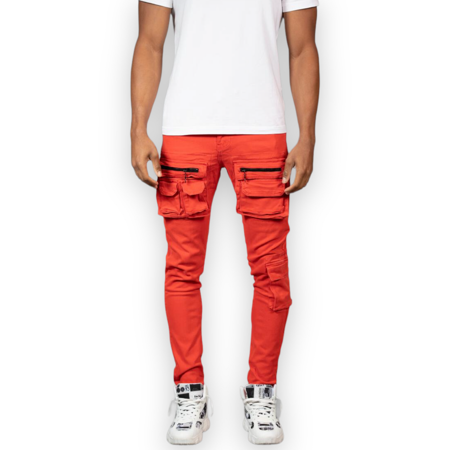 Ceca NY Red Cargo Jeans