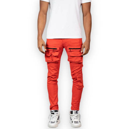 Ceca NY Red Cargo Jeans