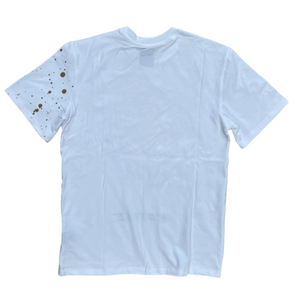 Motive Denim, Tiger Face, White and Orange T-shirt