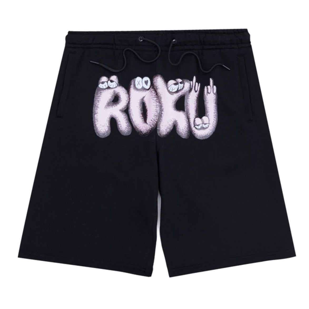 RokuStudio Buzzed Hearts Short black/purple